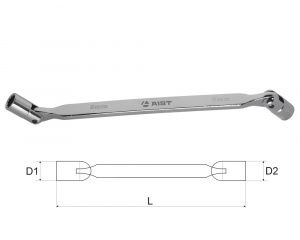 Ключ торцевой с шарниром