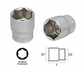 Головка 24мм 1/2" 6-гранная сатиновая